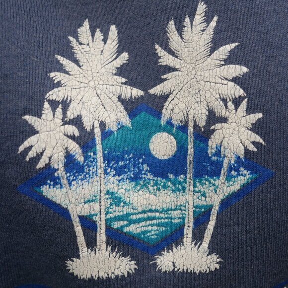 Vintage 90s Crewneck Sweatshirt LA Los Angeles California 1990s Thrift - Picture 7 of 7